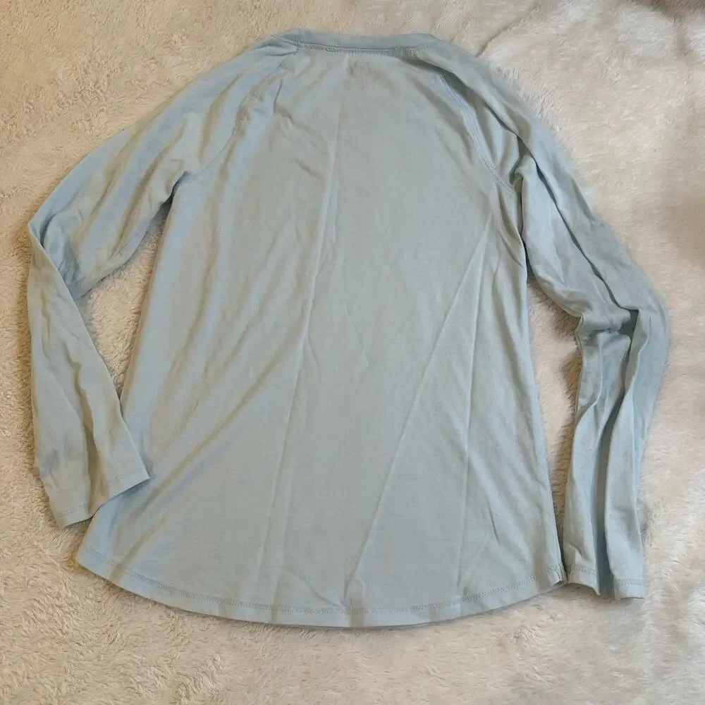 Girls Light Blue Long Sleeve Tee sz 10